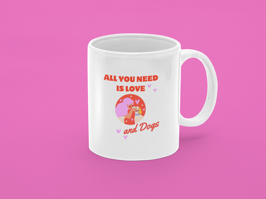 ALL YOU NEED IS LOVE CERAMIC MUG