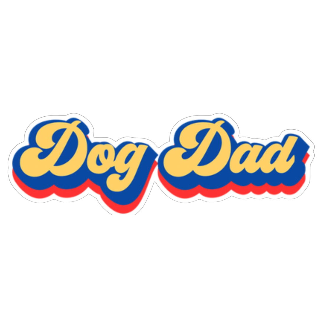 DOG DAD STICKER