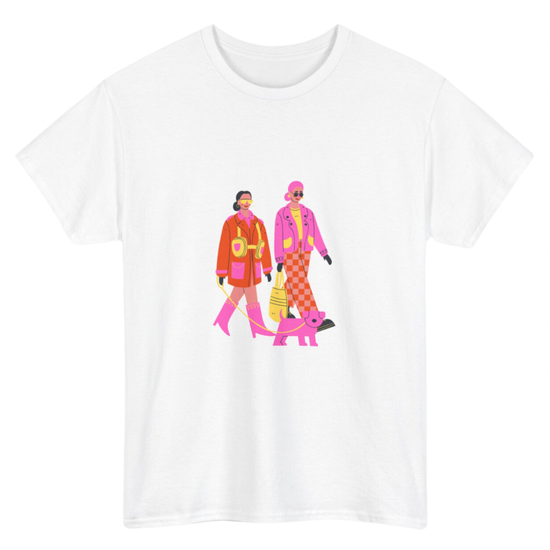 FASHION DOG MOMS DUO T-SHIRT