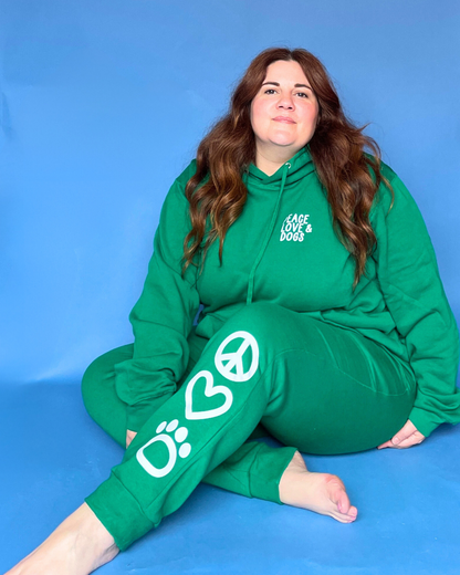 PEACE LOVE & DOGS SWEATSUIT HOOKUP